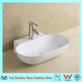 China Manufacture Oval Wash Basin Set with Hole